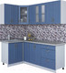 Миниатюра изображения товара Кухонный гарнитур Интерлиния Мила Крафт 1.2x2.1 (дуб лазурный)