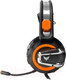 Миниатюра изображения товара Наушники-гарнитура Crown CMGH-3003 (черный/оранжевый)