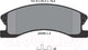 Миниатюра изображения товара Тормозные колодки Textar 2408301