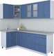 Миниатюра изображения товара Кухонный гарнитур Интерлиния Мила Крафт 1.2x2.4 (дуб лазурный)