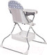 Миниатюра изображения товара Стульчик для кормления Polini Kids 252 Звезды (серый/белый)