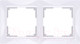Миниатюра изображения товара Рамка для выключателей и розеток Werkel Basic WL03-Frame-02 / a036626 (белый)