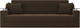 Миниатюра изображения товара Диван Лига Диванов Сенатор / 100617 (микровельвет, коричневый)