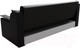Миниатюра изображения товара Диван Лига Диванов Сенатор / 100632 (экокожа, черный)