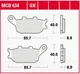 Миниатюра изображения товара Тормозные колодки TRW MCB634