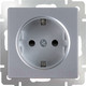 Миниатюра изображения товара Розетка Werkel WL06-10-01 / a041201 (серебристый)