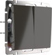 Миниатюра изображения товара Выключатель Werkel WL07-SW-2G-2W / a029874 (серо-коричневый)