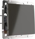 Миниатюра изображения товара Выключатель Werkel WL07-SW-1G-2W / a029866 (серо-коричневый)