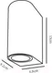 Миниатюра изображения товара Бра уличное Arte Lamp Compass A3102AL-2BK