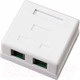 Миниатюра изображения товара Розетка Rexant RJ-11+RJ-45 / 03-0120