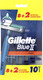 Миниатюра изображения товара Набор бритвенных станков Gillette Blue II Plus одноразовые (10шт)