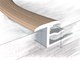 Миниатюра изображения товара Профиль декоративный КТМ-2000 314-617 Т-образный М 2.7м (дуб беленый)