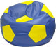 Миниатюра изображения товара Бескаркасное кресло Flagman Мяч Стандарт М1.3-0308 (синий с желтым)