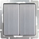 Миниатюра изображения товара Выключатель Werkel WL02-SW-2G-2W / a028845 (глянцевый никель)