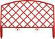 Миниатюра изображения товара Изгородь декоративная Palisad Сетка 65026 (терракот)