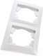 Миниатюра изображения товара Рамка для выключателей и розеток TDM Лама SQ1815-0030 (белый)