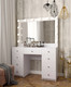 Миниатюра изображения товара Туалетный столик с зеркалом Мир Мебели SV-05 с подсветкой