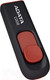 Миниатюра изображения товара USB flash накопитель A-data C008 Black-Red 16 Gb (AC008-16G-RKD)