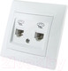 Миниатюра изображения товара Розетка TDM Лама SQ1815-0018 (белый)