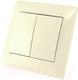 Миниатюра изображения товара Выключатель TDM Лама SQ1815-0102 (слоновая кость)
