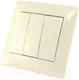 Миниатюра изображения товара Выключатель TDM Лама SQ1815-0103 (слоновая кость)