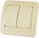 Миниатюра изображения товара Выключатель TDM Валдай SQ1804-0102 (слоновая кость)