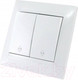 Миниатюра изображения товара Выключатель TDM Лама SQ1815-0007 (белый)