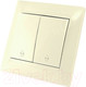 Миниатюра изображения товара Выключатель TDM Лама SQ1815-0107 (слоновая кость)