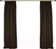 Миниатюра изображения товара Комплект штор Delfa СШД-050 Icaro/86 (160x250, коричневый/marron)