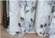 Миниатюра изображения товара Комплект штор Delfa СШД-050 Flowers/21 (160x250, серые цветы)