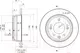 Миниатюра изображения товара Тормозной диск Brembo 08A86911