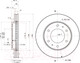 Миниатюра изображения товара Тормозной диск Brembo 09A86810