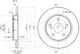 Миниатюра изображения товара Тормозной диск Brembo 08A91210