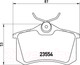 Миниатюра изображения товара Тормозные колодки Brembo P85017