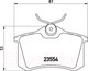 Миниатюра изображения товара Тормозные колодки Brembo P85020