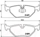 Миниатюра изображения товара Тормозные колодки Brembo P06023