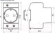 Миниатюра изображения товара Розетка на DIN-рейку TDM SQ0209-0001