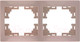 Миниатюра изображения товара Рамка для выключателей и розеток Lezard Mira 701-0300-147