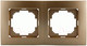 Миниатюра изображения товара Рамка для выключателей и розеток Nilson Touran 24150092