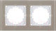 Миниатюра изображения товара Рамка для выключателей и розеток Nilson Alegra 25BR0092