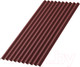 Миниатюра изображения товара Лист кровельный Onduline Smart P2204Ru (1950х950, красный)