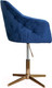 Миниатюра изображения товара Стул AksHome Dubai (синий велюр/золото)