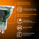 Миниатюра изображения товара Лампа Gauss GU10 7W 3000K / 101506107