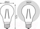 Миниатюра изображения товара Лампа Gauss Filament E27 8W 4100K / 102802208