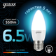 Миниатюра изображения товара Лампа Gauss Candle E27 6.5W 4100K / 103102207
