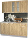 Миниатюра изображения товара Кухонный гарнитур Интерлиния Мила 16-60 (дуб золотой/опал светлый)
