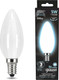 Миниатюра изображения товара Лампа Gauss Filament Свеча 5W 450lm 4100К Е14 Milky / 103201205