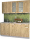 Миниатюра изображения товара Кухонный гарнитур Интерлиния Мила 17-60 (дуб золотой/опал светлый)