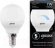 Миниатюра изображения товара Лампа Gauss Globe E14 7W 4100K / 105101207-D