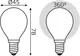 Миниатюра изображения товара Лампа Gauss Filament Globe E14 5W 2700K / 105201105 (Opal/Milky)